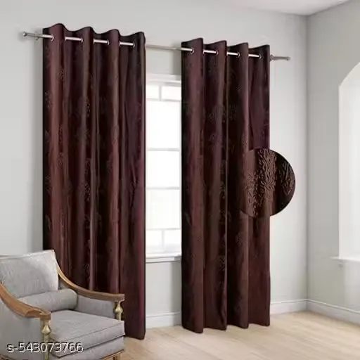 Sirjanhaar Furnish a new Collection of Punching Tree curtains For your home Pack of 2
